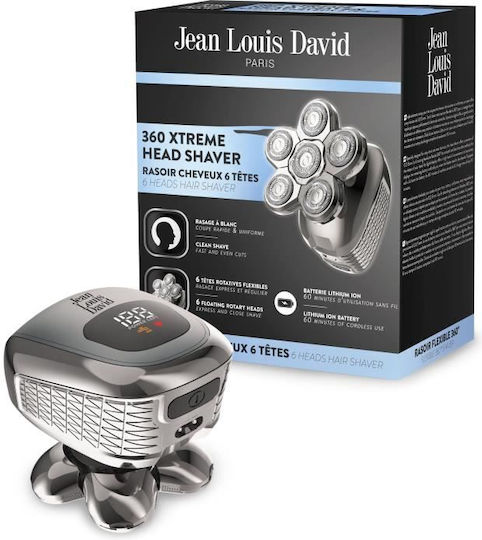 Jean Louis David 20209 Περιστρεφόμενη Ξυριστική Μηχανή Προσώπου Επαναφορτιζόμενη