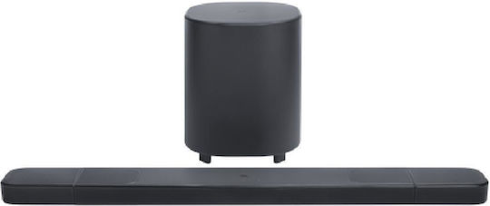 JBL Bar 1000MK2 Саундбар 7.1.4 Bluetooth, HDMI и Wi-Fi 500W с Безжичен Субуфер и Дистанционно Черен