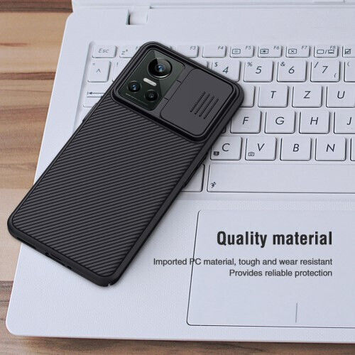 Nillkin Camshield Umschlag Rückseite Kunststoff Blau (Realme GT Neo 3)
