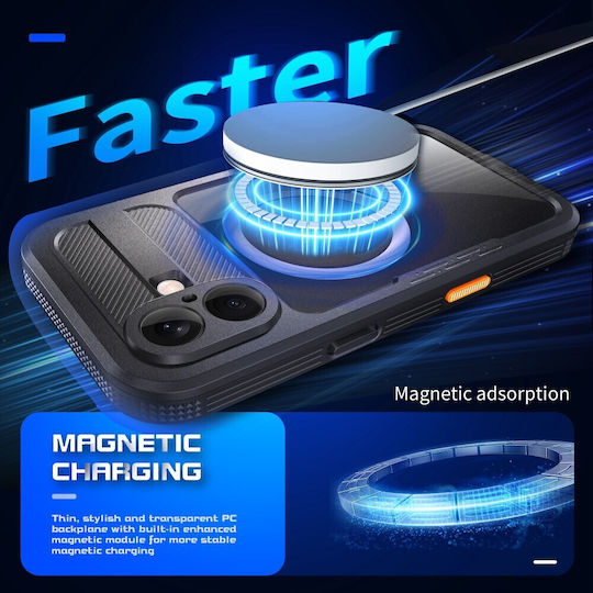 Redpepper Ip68 Αδιάβροχη Magsafe Θήκη Iphone 16 Black