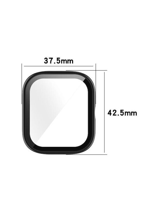 Πλαστική Θήκη με Τζαμάκι σε Ροζ χρώμα για Amazfit GTS 4 Mini