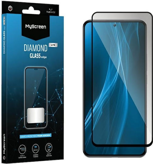 Innovaciones MS Full Glue Full Face Tempered Glass Black (Redmi Note 12S)