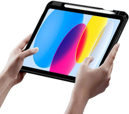 Tech-Protect Smartcase Флип капак с Клавиатура Черен (iPad 2022 10.9'' - iPad 2022 10.9 инча)