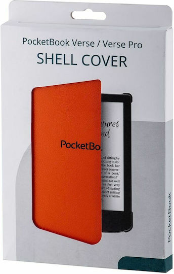 Pocketbook Shell Flip Cover Πορτοκαλί (Verse / Verse Pro)