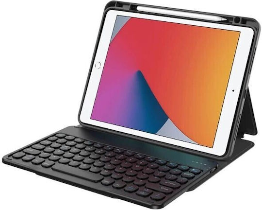Wiwu Flip Cover with Keyboard in English US Black (Universal 10.1-10.5")