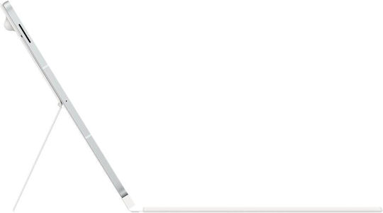 Samsung Flip Cover Dauerhafte mit Tastatur Weiße (Galaxy Tab S10 FE+)