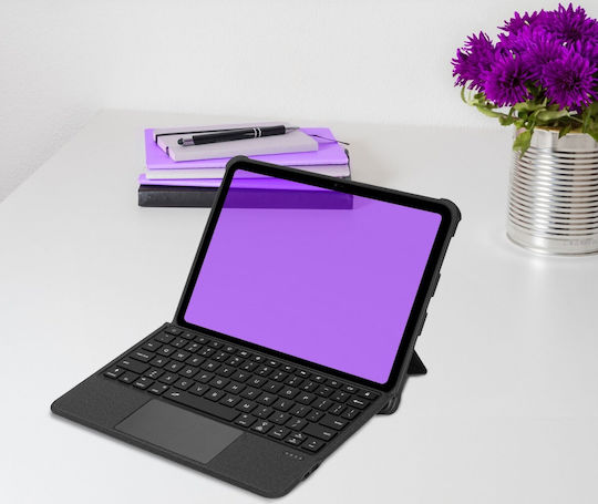 Buddi Thorn Flip Cover With Keyboard In English US Black iPad Air 2020/2022