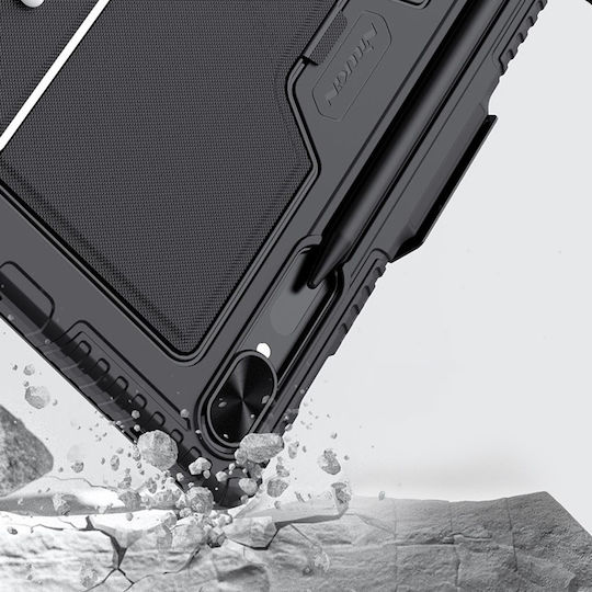 Nillkin Bumper Combo Flip Cover με Πληκτρολόγιο στα Αγγλικά US Μαύρη (Samsung TAB S9+)