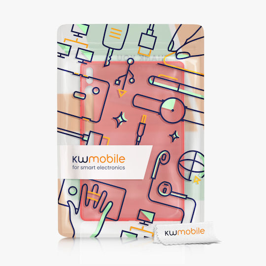 KWmobile Back Cover Roșu / Transparent Galaxy Tab S7+