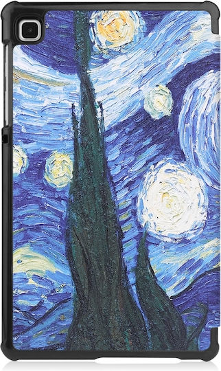 Tri-Fold Flip Cover Starry Sky Pattern (Galaxy Tab A7 Lite)