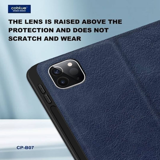 Coblue Flip Cover Din Piele Gri (Apple iPad Air 11'' (2024))