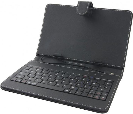 Esperanza EK127 Flip Cover with Keyboard in English US Black (Universal 7")
