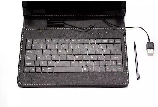 Esperanza EK127 Flip Cover with Keyboard in English US Black (Universal 7")