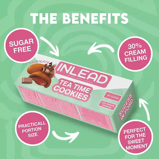 Inlead Nutrition Бисквити С пълнеж Без захар 1бр 150гр