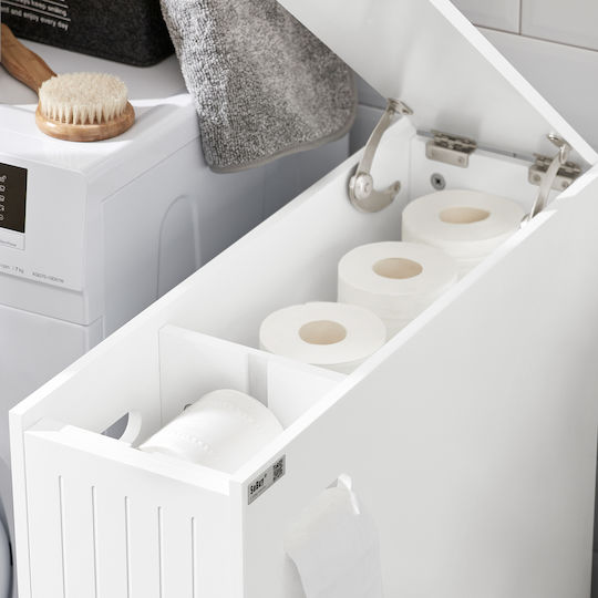 SoBuy Bathroom Cabinet L60xW20xH75cm White