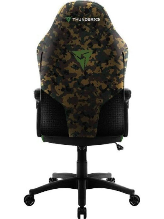 Thunder X3 BC1 Υφασμάτινη Καρέκλα Gaming Camo Green