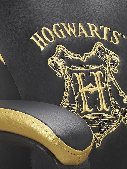 Subsonic Harry Potter - Hogwarts Scaun Gaming Din piele ecologică Black / Gold