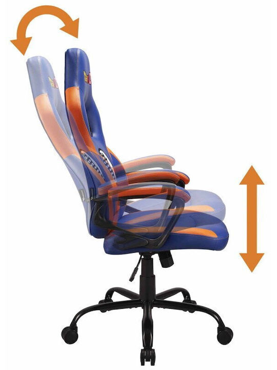 Subsonic Dragon Ball Z Scaun Gaming Din piele ecologică cu Brațe Reglabile Albă