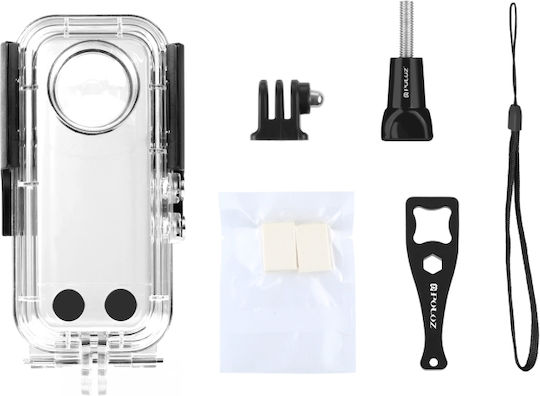 Puluz Αδιάβροχη Θήκη (30m) Insta360 X3 Transparent Αδιάβροχη Θήκη για Insta360 PU820