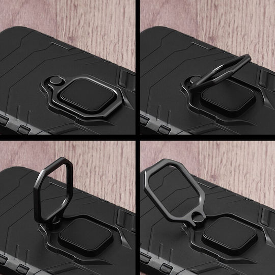 Back Cover Silicon 0.6mm Negru (Oppo A78 5G)