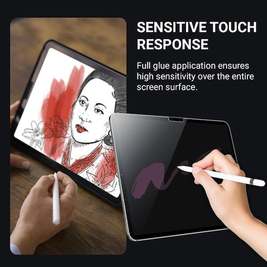 Crong 3D 0.33mm Full Glue Tempered Glass (iPad Air 13'' M3, iPad Air 13'' M2, iPad Pro 12.9)