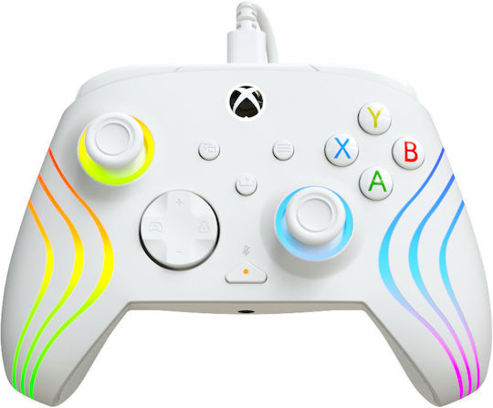 Turtle Beach Afterglow Wave Cu fir Gamepad pentru PC Alb