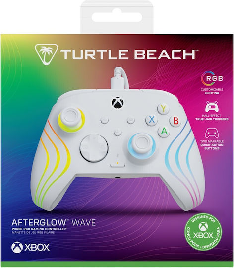 Turtle Beach Afterglow Wave Cu fir Gamepad pentru PC Alb