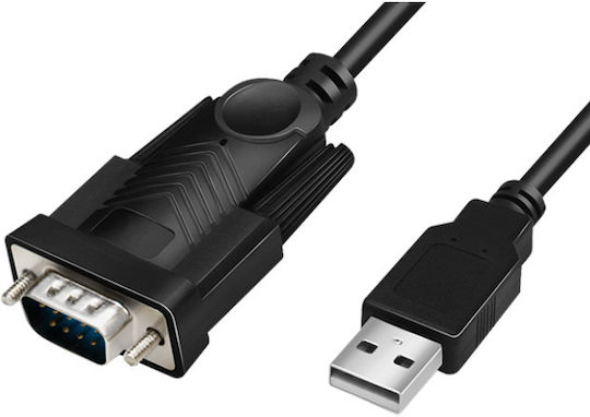 LogiLink Cable USB-A to RS232 9-pin male 1.5m (AU0048A) 1pcs