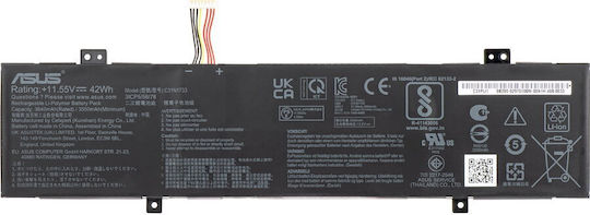 Asus Baterie Compatibilă pentru Asus VivoBook cu 3550mAh