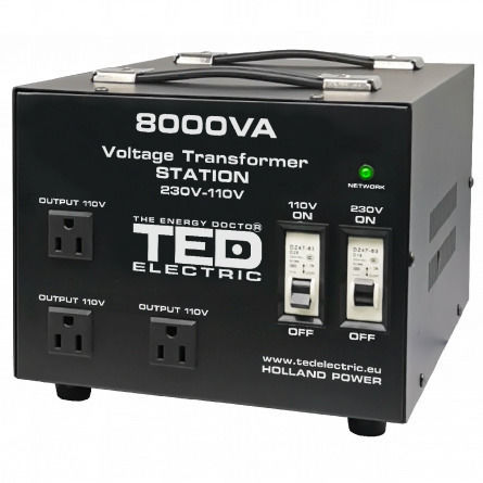 TED Electric Transformer 220V to 220V 8000VA
