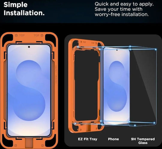 Tech-Protect Quick Set+ Tempered Glass (Galaxy S25+)