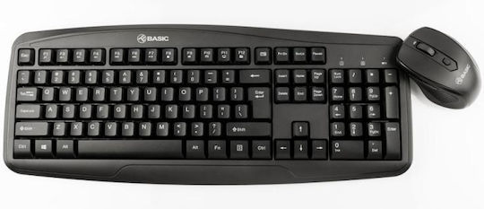 Tellur TLL491051 Ασύρματο Σετ Πληκτρολόγιο & Ποντίκι Αγγλικό US