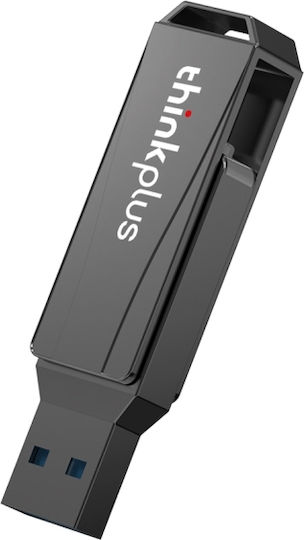 Lenovo Thinkplus MU252 64GB USB 3.1 Stick cu conexiune USB-A & USB-C Negru