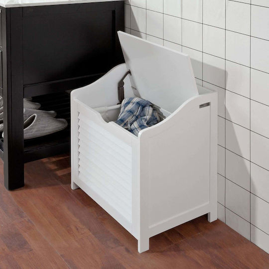 SoBuy Cabinet de baie L50xA53xÎ34.5cm Alb