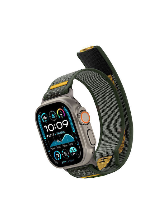 Spigen Athlex Air Λουράκι Υφασμάτινο Πράσινο (Apple Watch 6, 7, 8, 9, 10, SE, Ultra 1, 2)