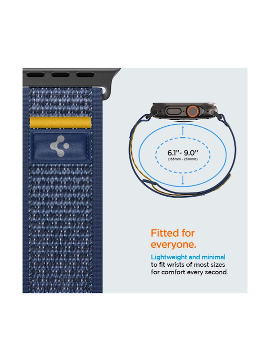 Spigen Athlex Air Λουράκι Υφασμάτινο Πράσινο (Apple Watch 6, 7, 8, 9, 10, SE, Ultra 1, 2)