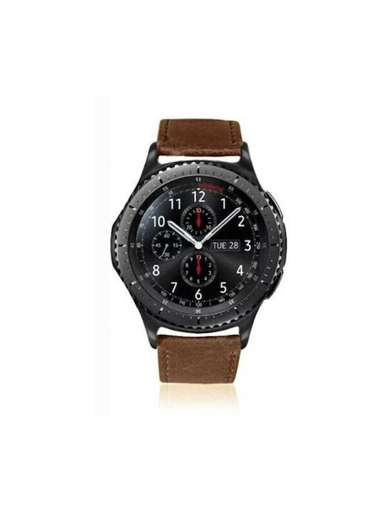 Каишка Кожа Dark Brown (Huawei Watch GT/GT Pro 2/3/4/5 / Ultimate 46mm)