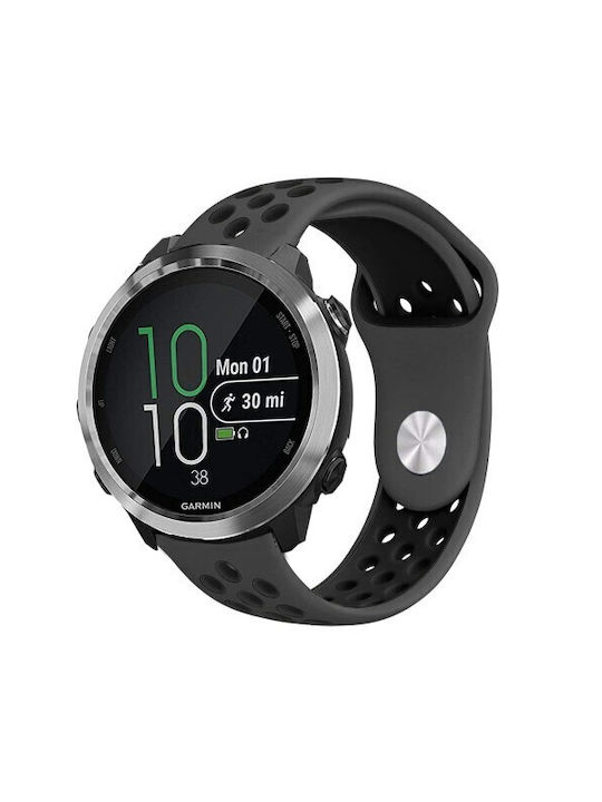 Two-Tone Каишка Черен (Forerunner 55/245/645 / Vivoactive 3/5/HR / Venu Sq 2)