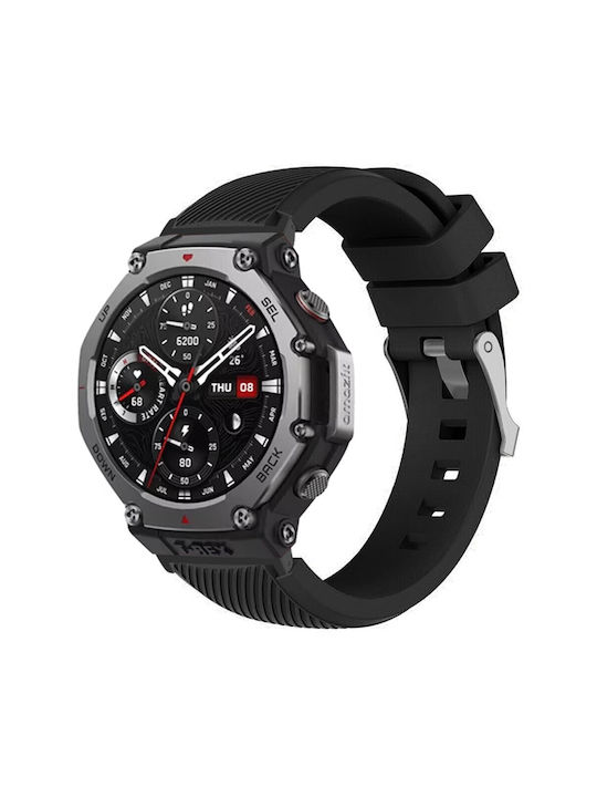 Armband Silikon Schwarz (Amazfit T-Rex 3)
