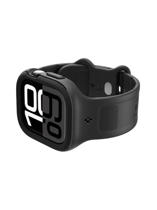 Spigen Vault Pro Silikonhülle in Schwarz Farbe für Apple Watch 46 mm