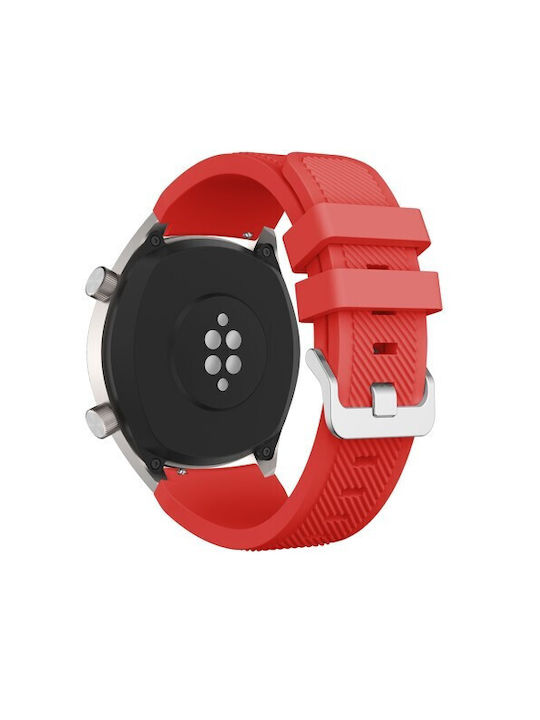 Каишка Силикон Stripes Red (Huawei Watch 3 / Huawei Watch GT 2 Pro - Часовник Huawei Watch 3 / Huawei Watch GT 2 Pro)