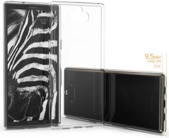 KWmobile Umschlag Rückseite Silikon Transparent (Xperia 10)