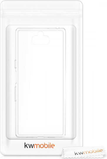 KWmobile Umschlag Rückseite Silikon Transparent (Xperia 10)