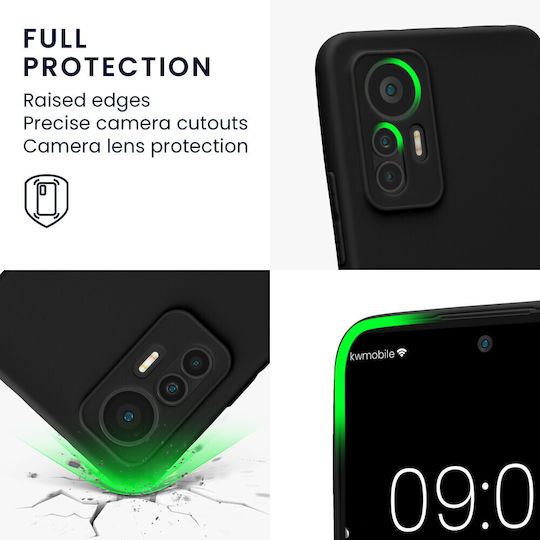 KWmobile Задна корица Силикон черен мат (Xiaomi 12 Lite)
