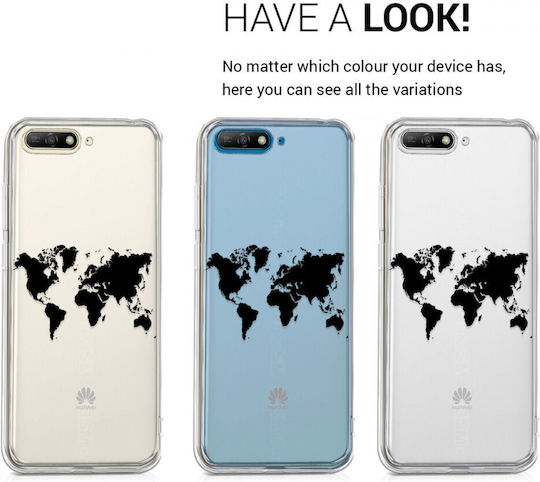 KWmobile Slim Fit Gel Back Cover Σιλικόνης Μαύρο (Huawei Y6 2018)