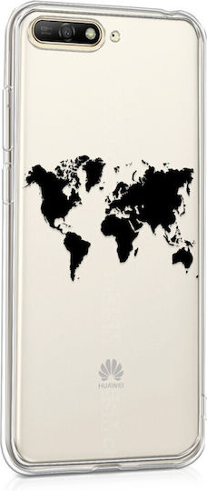 KWmobile Slim Fit Gel Back Cover Σιλικόνης Μαύρο (Huawei Y6 2018)