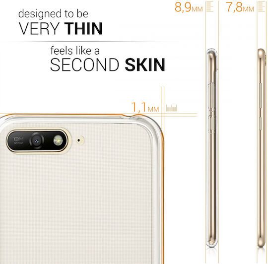 KWmobile TPU Задна корица Силикон Прозрачен (Huawei Y6 2018)