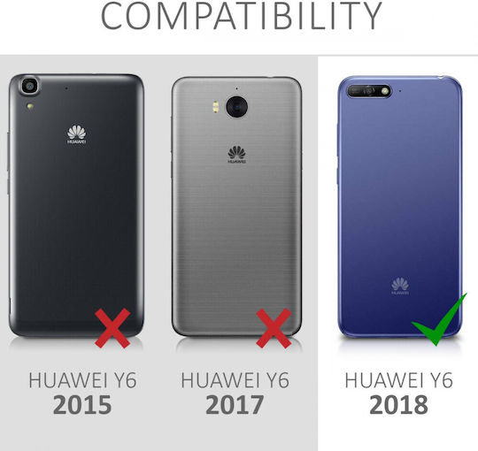 KWmobile TPU Задна корица Силикон Прозрачен (Huawei Y6 2018)