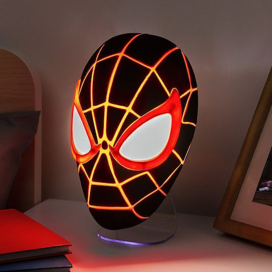 Paladone Lampă decorativă pentru copii Spider-man Miles Morales Mask Multicolor 23x23cm Paladone Lampă decorativă pentru copii Spider-man Miles Morales Mask Multicolor 23x23cm