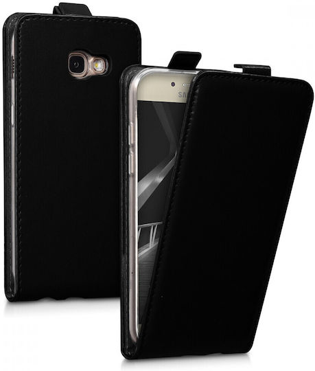 KWmobile Flip Vertikaler Flip Synthetisches Leder Schwarz (Galaxy A5 2017)